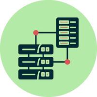 icono de vector de transferencia de datos