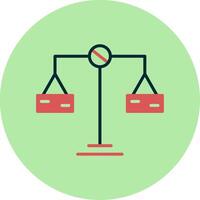 Balance Scale Vector Icon