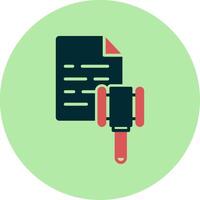 icono de vector de documento