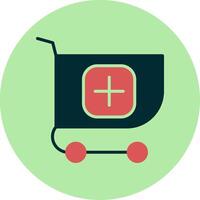 añadir al icono de vector de carrito