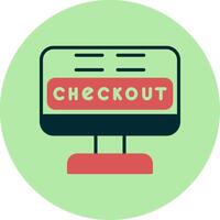 Checkout Vector Icon