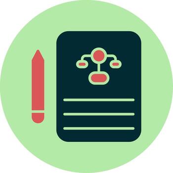 icono de vector de plan