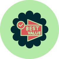 Best Value Vector Icon