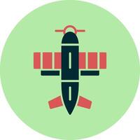 Biplane Vector Icon