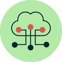 Cloud Configuration Vector Icon