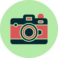 icono de vector de cámara de fotos