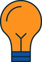 Strategy Line Filled Two Colors Icon vector