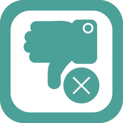 Dislike Vector Icon