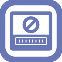 Stop Vector Icon