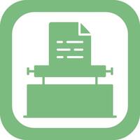 Typewriter Vector Icon