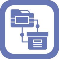 icono de vector de transferencia de datos