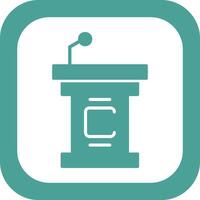 Lectern Vector Icon