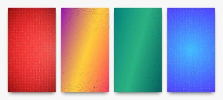 Abstract gradient geometric background of squares vector