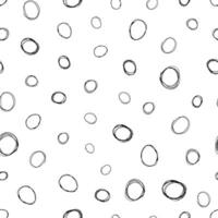 Seamless pattern with sketch circles shape vector