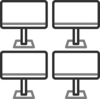 Monitors Vector Icon