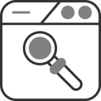 Search Engine Vector Icon