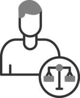 Lawyer Vector Icon