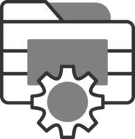 Folder Management Vector Icon