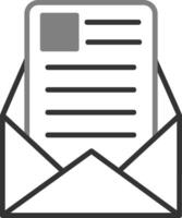 icono de vector de correo electrónico