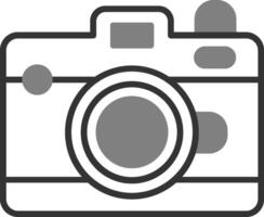 icono de vector de cámara de fotos