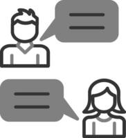 Conversation Vector Icon