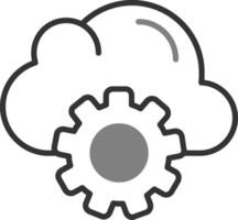 Cloud Computing Vector Icon