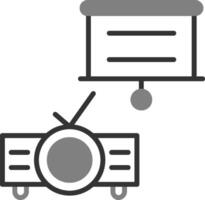 icono de vector de proyector