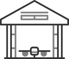 Hangar Vector Icon