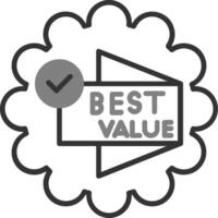 Best Value Vector Icon