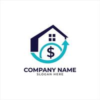 real estate investment logo vector