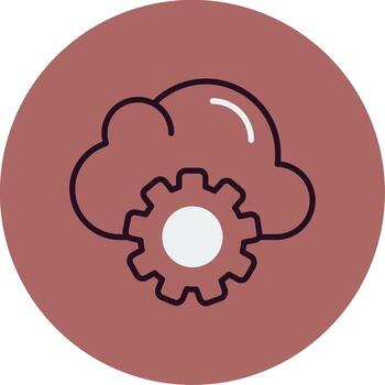 Cloud Computing Vector Icon