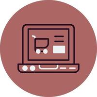 Online Shopping Vector Icon