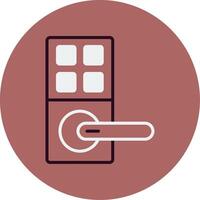 Smart Door Vector Icon