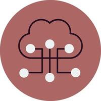 Cloud Configuration Vector Icon