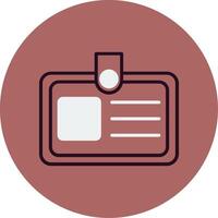 Identification Card Vector Icon