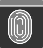 Fingerprint Vector Icon