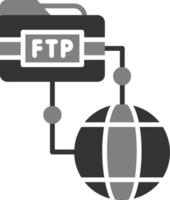 icono de vector ftp