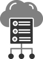 Cloud Server Vector Icon