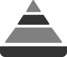 Pyramid Chart Vector Icon