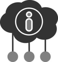 icono de vector de computación en la nube