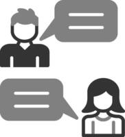 Conversation Vector Icon