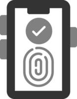 Fingerprint Vector Icon