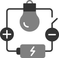 icono de vector de circuito eléctrico