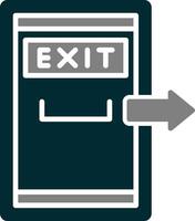 Exit Door Vector Icon