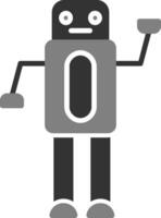 icono de vector de robot