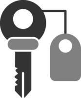 Room Key Vector Icon