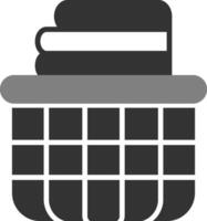 Laundry Basket Vector Icon