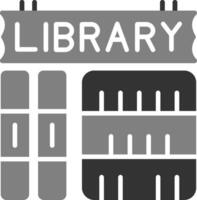 icono de vector de biblioteca