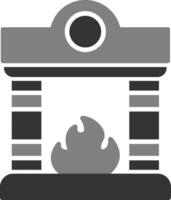 Fireplace Vector Icon