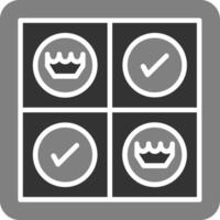 Checkers Vector Icon